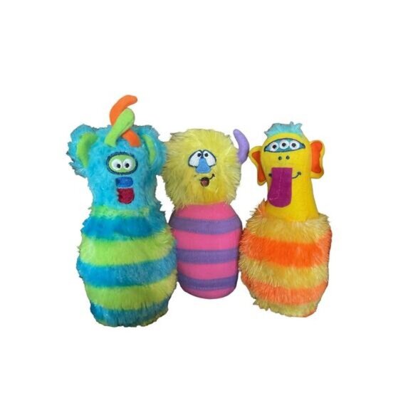 Colorful Plush Monster Bowling Set For Kids - Picture 3 of 8